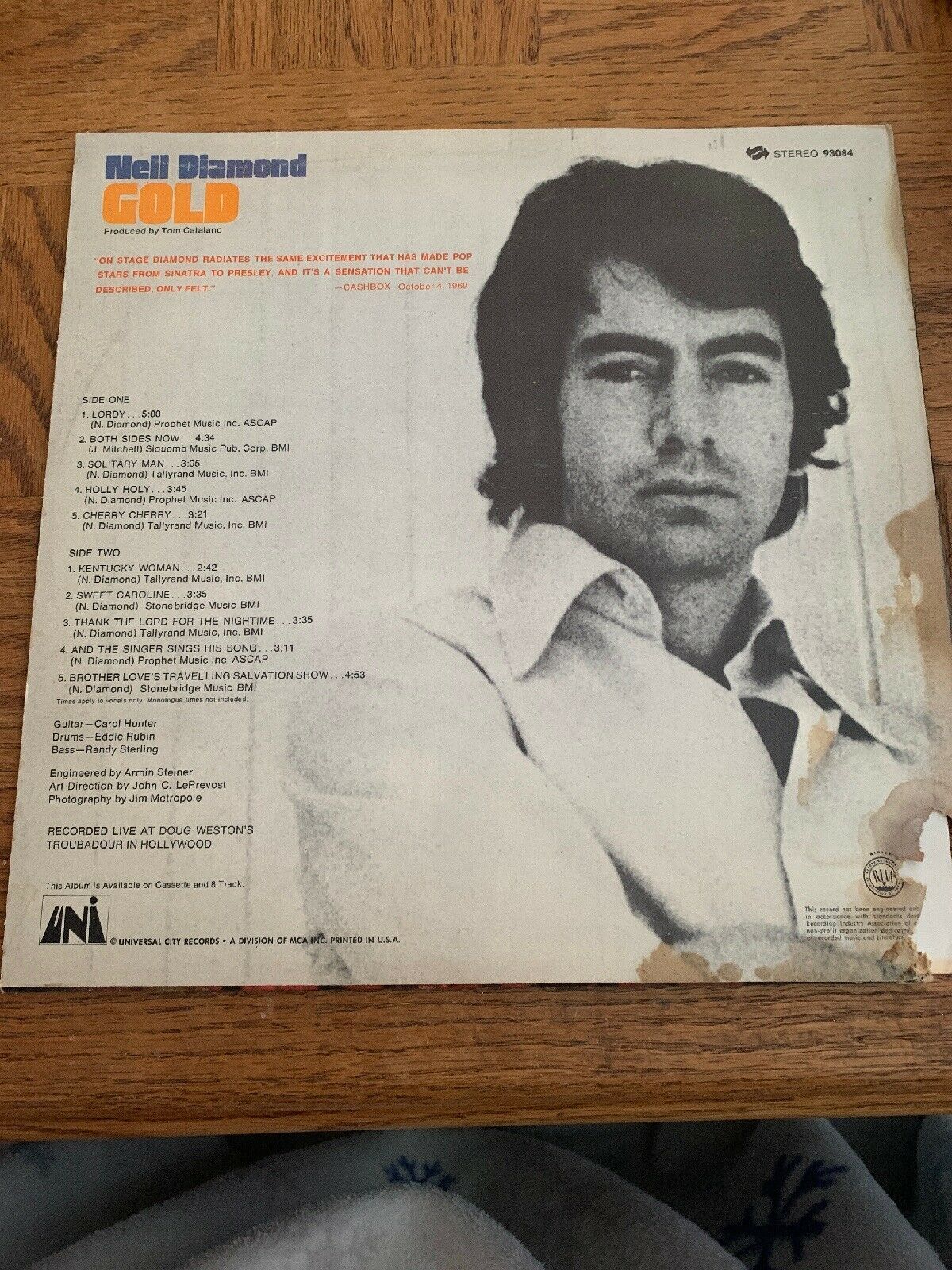 Neil Diamond Gold Album - Records