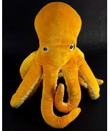 IKEA BLAVINGAD Soft Toy Octopus Yellow 20&quot; Plush New Tentacles Stands up - $37.99