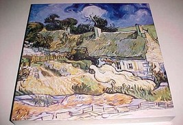 Fine Art Thatched Cottages Cordeville Vincent Van Gogh 500 Jigsaw Puzzle... - $123.75