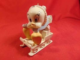 Lenox, Tweety Bird Sledding, Christmas Ornament.  - $12.99