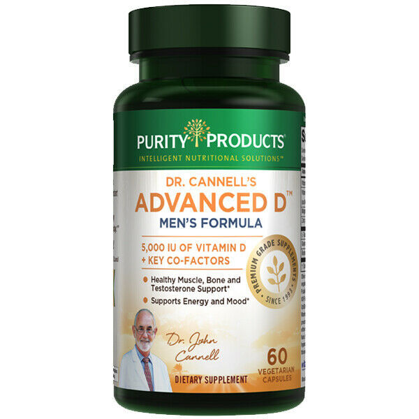 Dr. Cannell's Advanced D - Vitamin D Super Formula 60caps Vitamin K2 MK-7 Purity