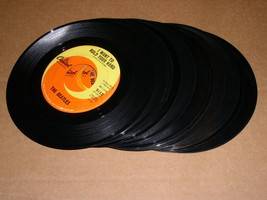 The Beatles Capitol Swirl Label 45 Rpm Record Lot Of 12 Original - $39.99