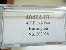 Trainworx Stock # 40404-04 to -09 Burlington 40' Flexi-Van Trailer N-Scale image 4
