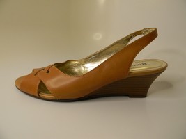 New Womens Naturalizer Phobe Tan Leather Upper Slingback Shoes Size 8.5M - $33.99