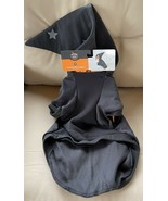 Dog Winter Warm Plush Black Coat Hoodie Jacket Pet Costume “Wicked Cute”... - £16.27 GBP