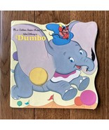 Dumbo Walt Disneys, A Golden Super Shape Book 1977 VTG Paperback ISBN 03... - $16.65