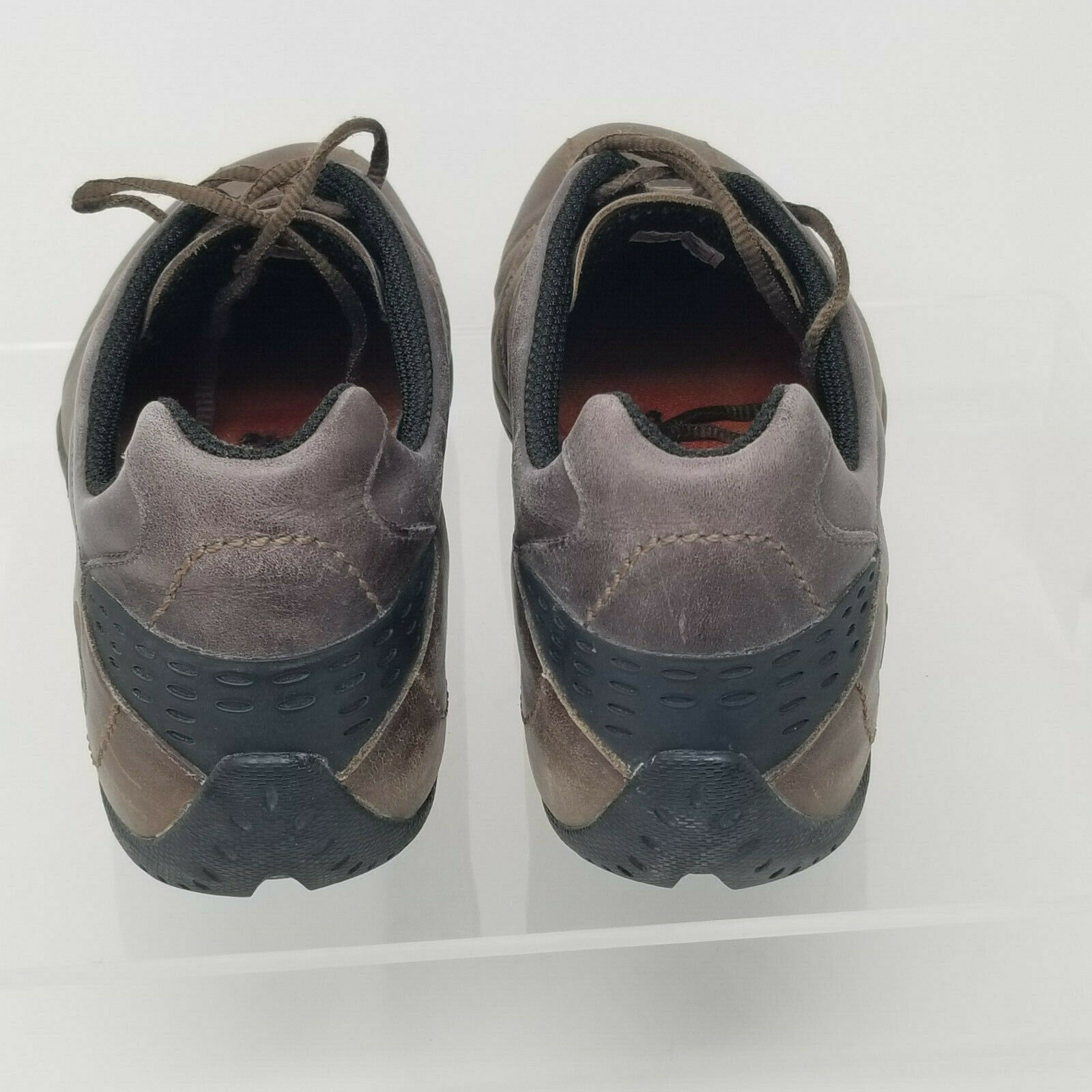 Merrell Women 10 M Continuum Solstice Light Brown Sneakers Shoes Leather Vibram - Athletic
