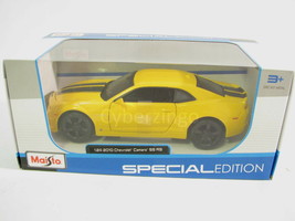 2010 Chevrolet Camaro SS RS Yellow 1/24 Scale Diecast Model Car NEW IN BOX - $13.95