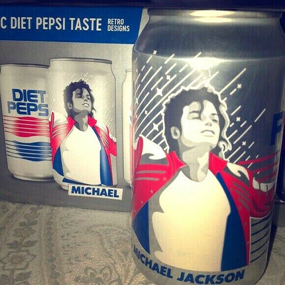 2018 Michael Jackson Diet Pepsi Can Limited Addition Mj Unopened