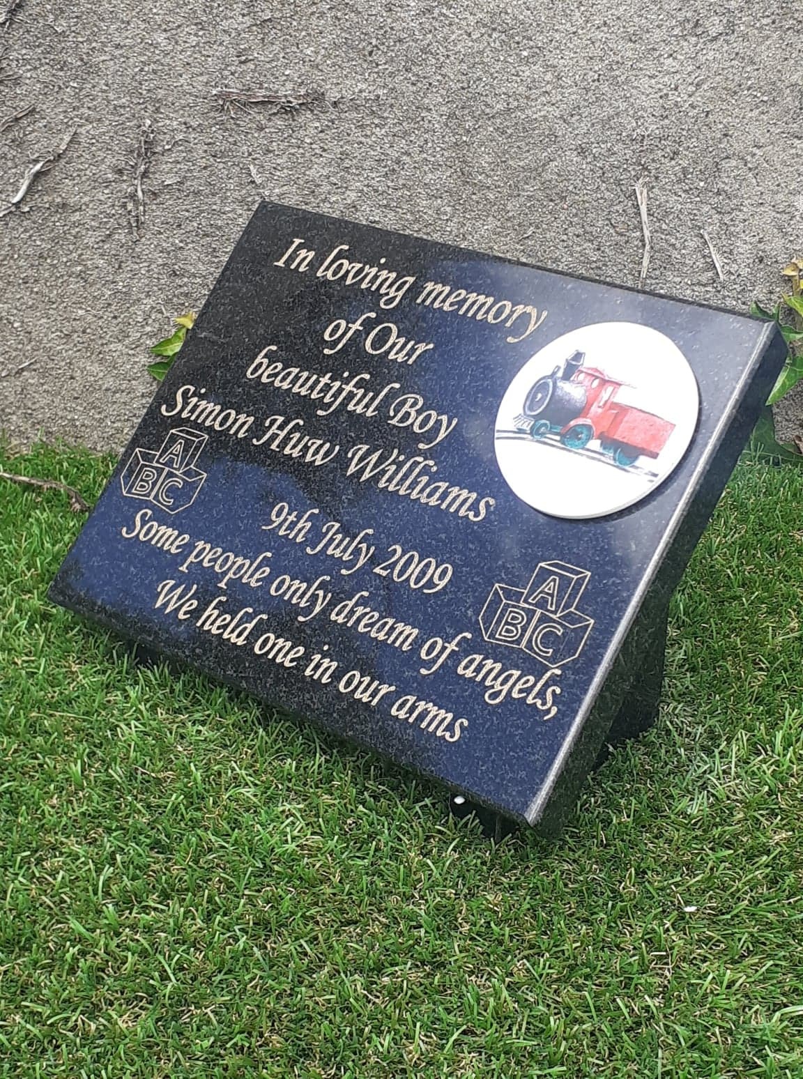 Memorial Stone Grave Baby Memorial Marker Grave Headstone Memorial