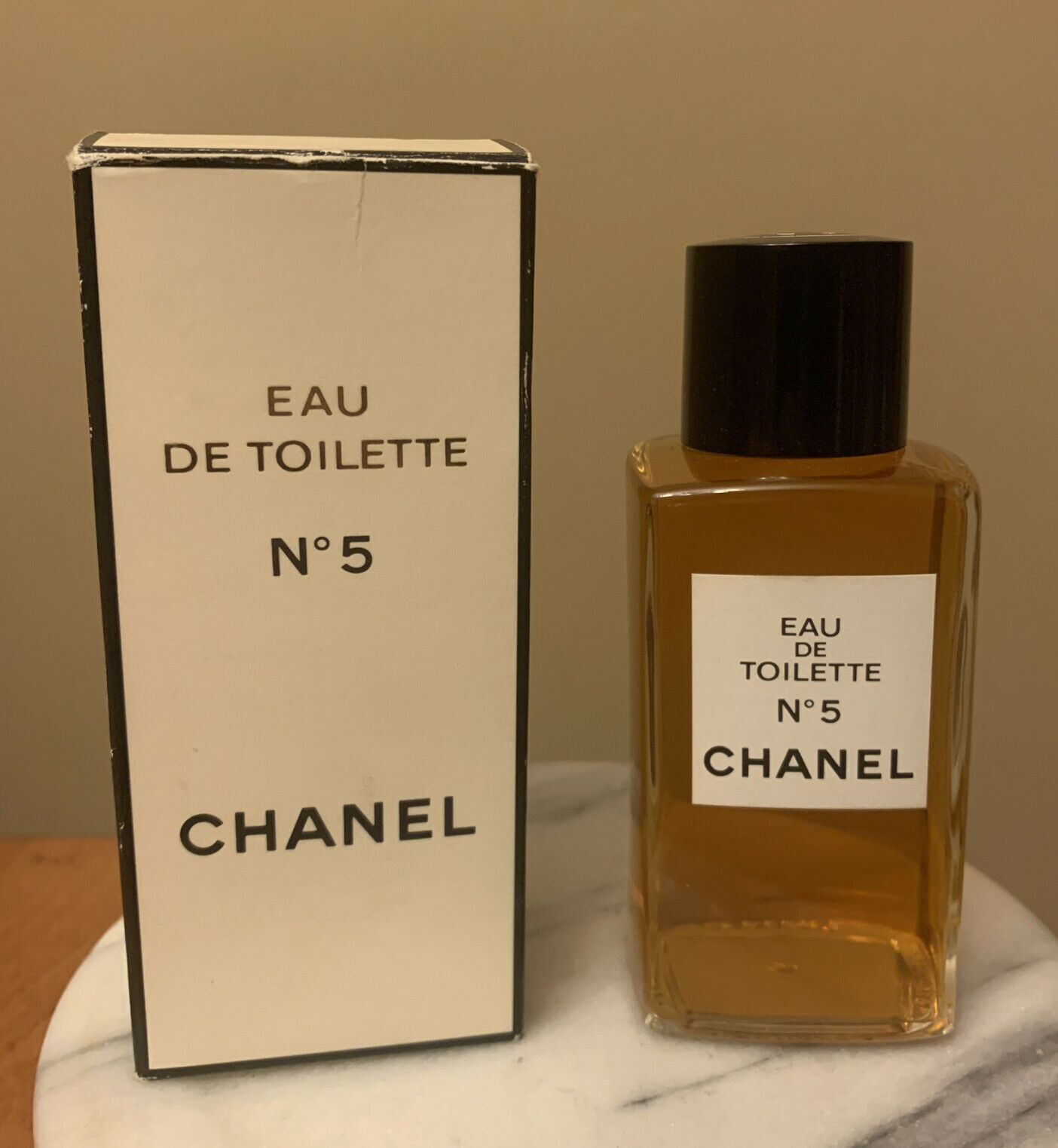 Chanel No 5 Vintage Eau De Toilette splash 100 ml 3.4 oz New Worn Box - $110.69