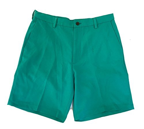 Chaps Golf 78 Men's Microfiber Flat-Front Performance Shorts (34, Aqua Blue) - Fashion