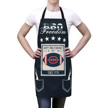 4th of July BBQ Aprons for Women &amp; Men American Football BBQ Apron Grill... - $22.99