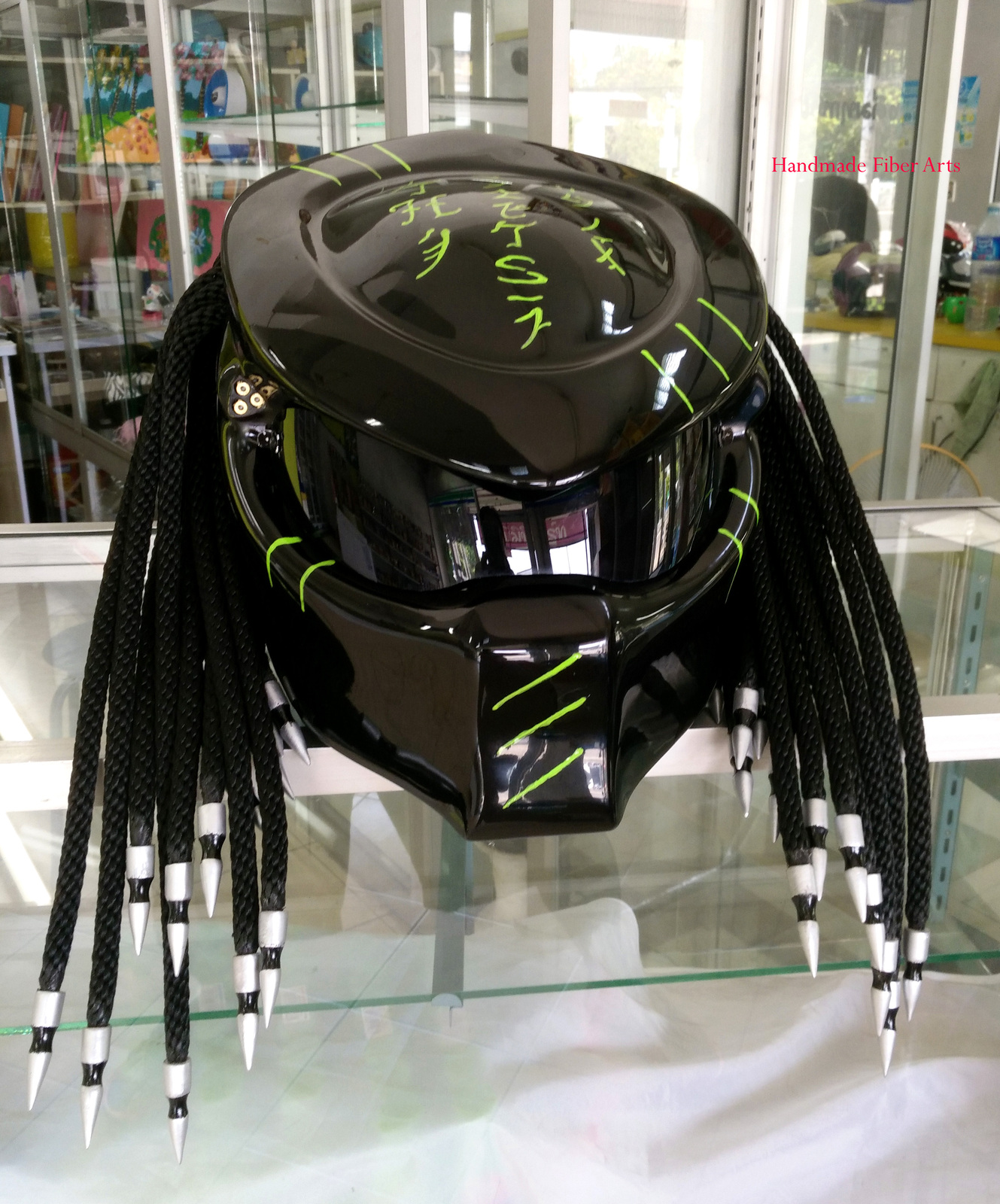 Custom Predator Motorcycle Helmet 
