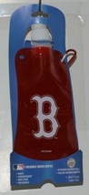 MLB Licensed Boston Red Sox Reusable Foldable Water Bottle image 1