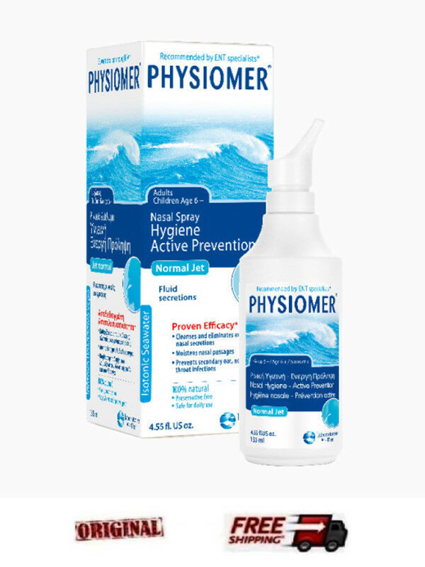 Primary image for PHYSIOMER JET NORMAL 135ml - NATURAL SEAWATER  FOR NASAL CAVITY ADULTS +6 Years