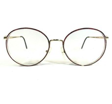Vintage Nordic LAGUNA COL.625 Eyeglasses Frames Red Round Full Rim 56-20... - $28.04