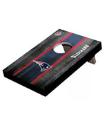 New England Patriots Table Top Cornhole Toss Game Board W/ 8 Mini Bean B... - $16.82