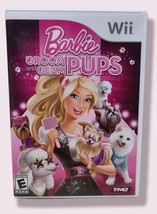 Barbie: Groom and Glam Pups (Nintendo Wii, 2010) Complete CIB image 1