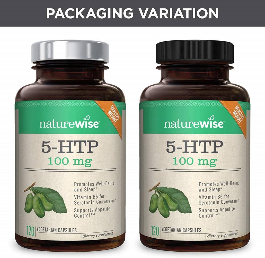 NatureWise 5-HTP 100mg | Natural Mood & Sleep Support | Curbs Appetite