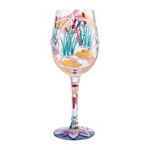 Lolita Wine Glass Dragonfly Magic 15 oz 9" High Gift Boxed Collectible #6009218  image 1