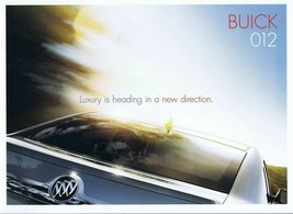 ORIGINAL Vintage 2012 Buick Range of Cars Sales Brochure Book image 2