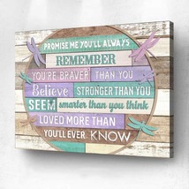 Dragonfly, Promise me you will always remember Canvas And Poster - $49.99