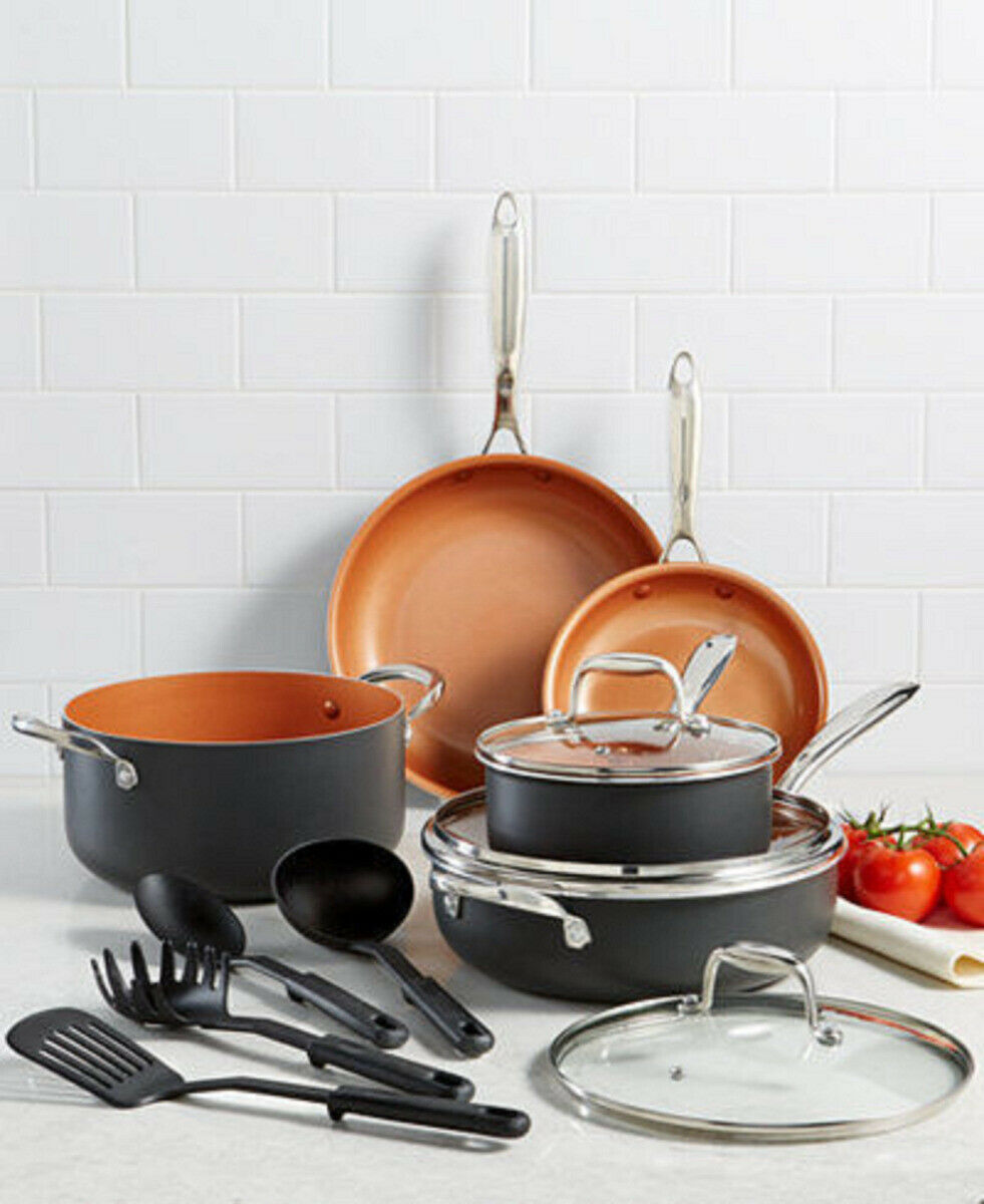 CRUX 12 Piece Copper Titanium Cookware Set Everything Else