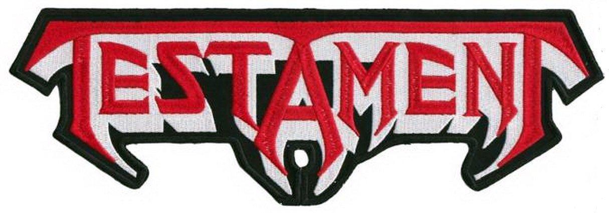 TESTAMENT Giant XL Embroidered Back Patch 12