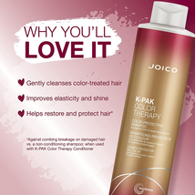 Joico K-PAK Color Therapy Color-Protecting Shampoo, Liter image 2
