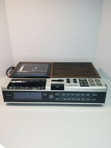 General Electric Ge 7-4956B Am Fm Clock Radio Cassette Player Alarm Please Read - $27.67