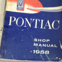 1958 Pontiac Catalina Bonneville Star Chieftain Service Shop Repair Manu... - $39.55