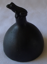 Cast Iron Bell With Frog Hand Held Table Top Vintage Harmonious Melodic ... - £24.93 GBP