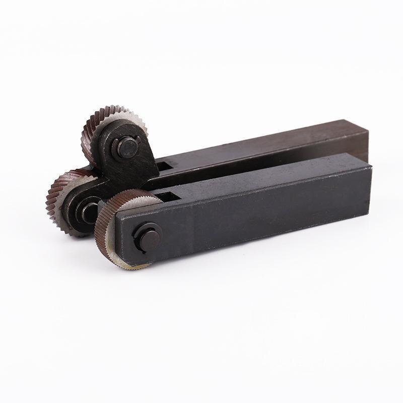 26mm Knurling Tool Steel Dia Dual/Single Wheels Linear Pitch Knurl Set