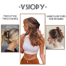 6Pcs 3.5 Inch Medium Large Claw Clips for Thick Hair, Big Hair Clip for Thin Hai image 2