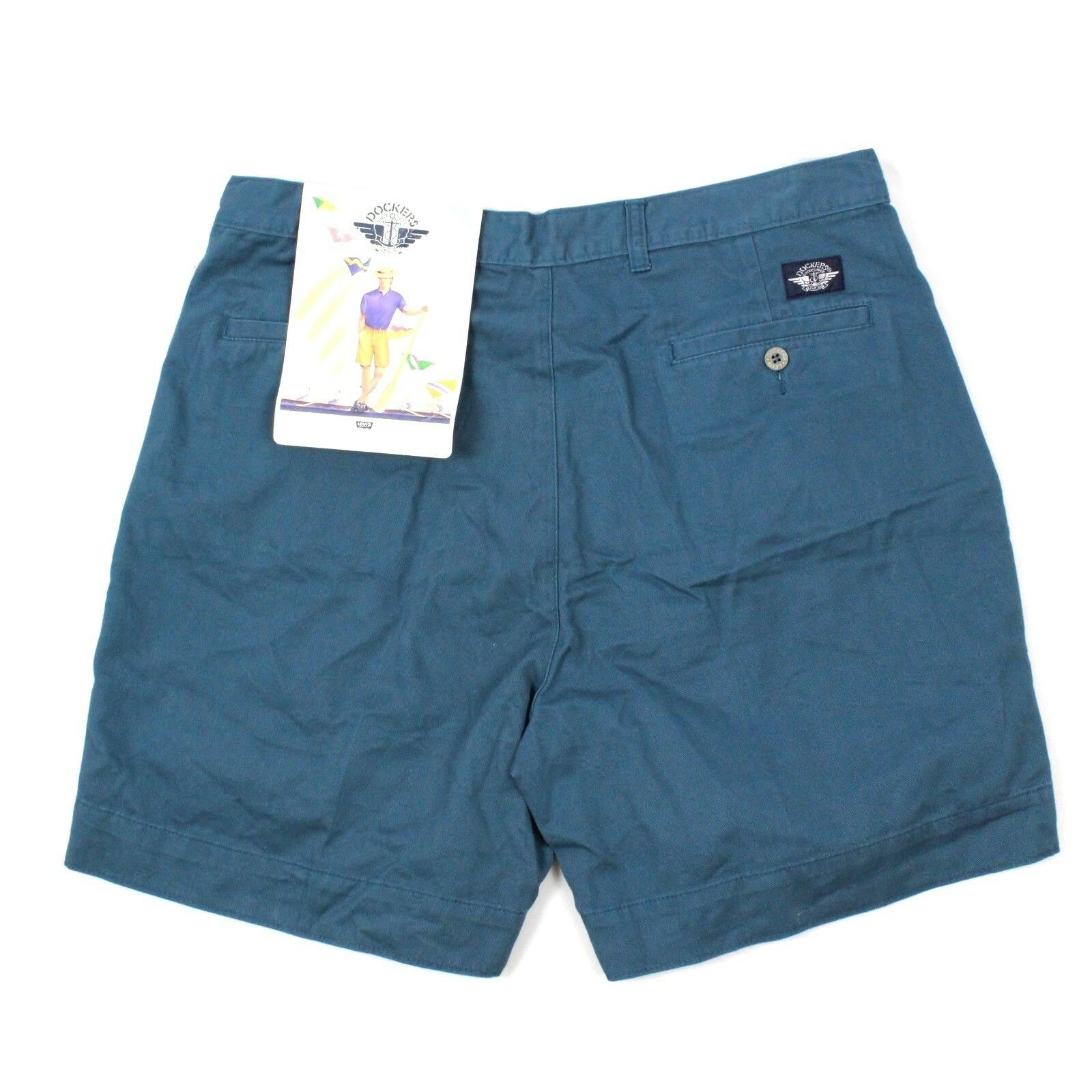 VTG Dockers Levi's Mens Shorts Pleated Front NEW Deadstock Casual Short ...