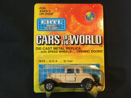 Ertl Cars Of The World '32 Ford Coupe Cream Color Toy Car Made In Hong Kong - $19.95