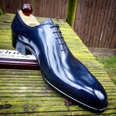 Men's Oxford Blue Patina Premium Quality Magnificent Party Wear Leather Shoes