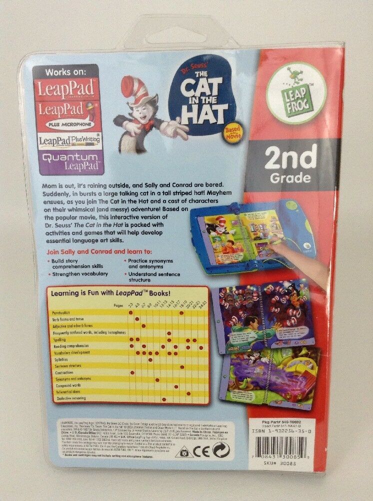 Leap Frog LeapPad The Cat in the Hat Based on the Movie Book and ...