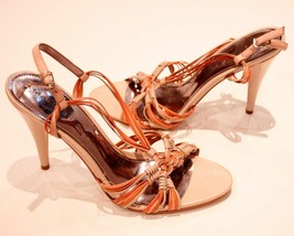 Marc Fisher Salena Leather Upper Sandals Strappy 9 1/2 Free Shipping - $89.97