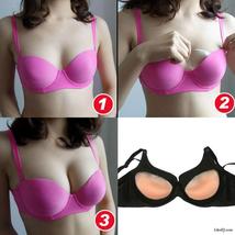 Silicone Cleavage Gel Push Up Bra Pad Insert Breast Enhancer Bikini Swim... - $18.95+