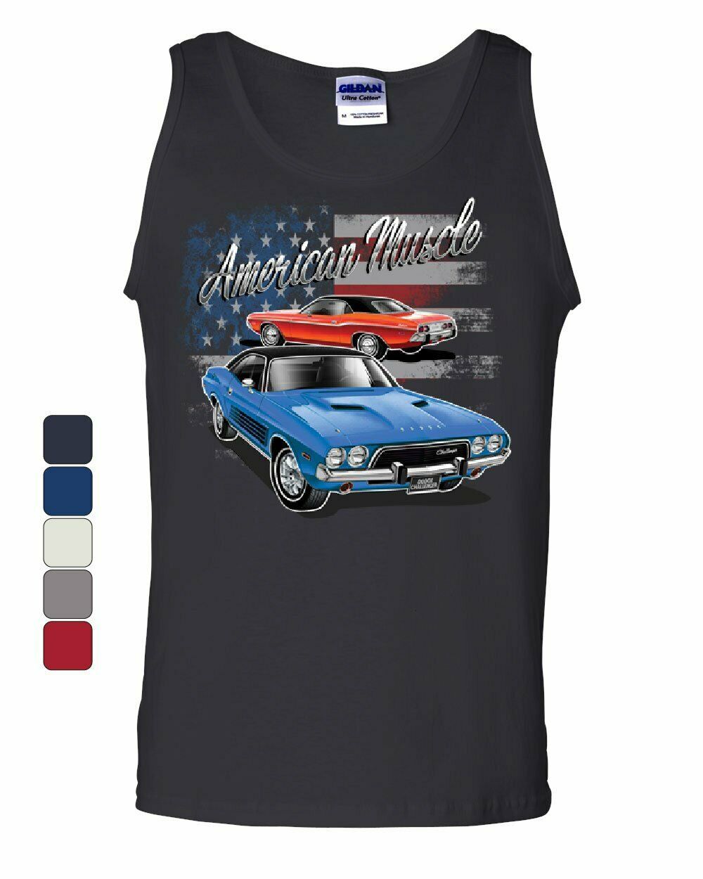 Dodge Challenger American Classic Tank Top American Muscle Car