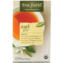 Tea Forte Earl Grey Black Tea - 16 Filterbags - 6 x 16 Forte Filterbag Boxes - $42.21