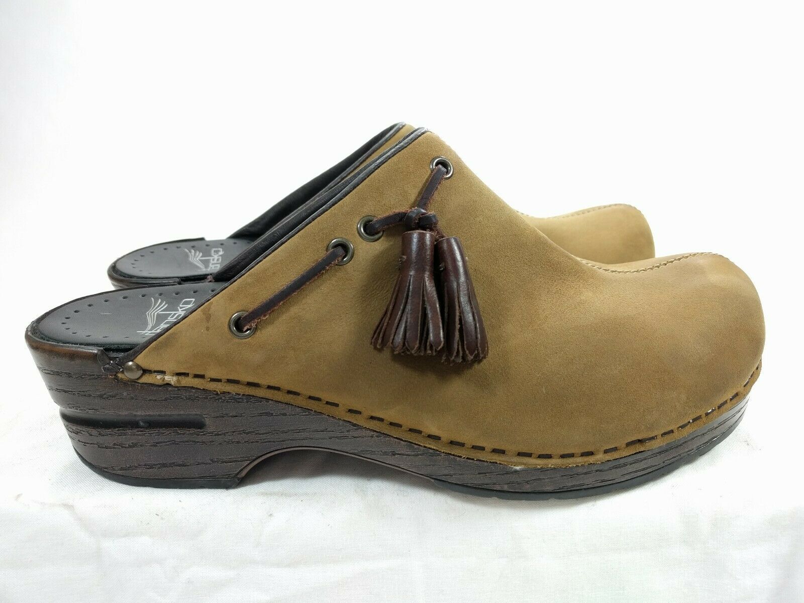 dansko clogs with tassel