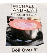 Stop Boil Overs Vented SIlicone Top 9 Inch Diameter Michael Andrews Coll... - $9.04