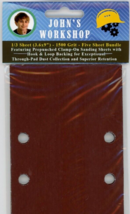 Performax JD2621 - 1/3 Sheet - 1500 Grit - No-Slip - 5 Sandpaper Bundle - $4.89