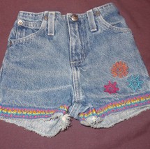 Blue Jeans Denim Suns Shorts Size 2T Girls Sonoma 100% Cotton - $4.75