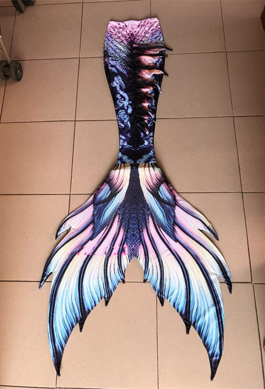 New Black Mermaid Tails for Swimming with Monfin Adult Kids Mermaid ...