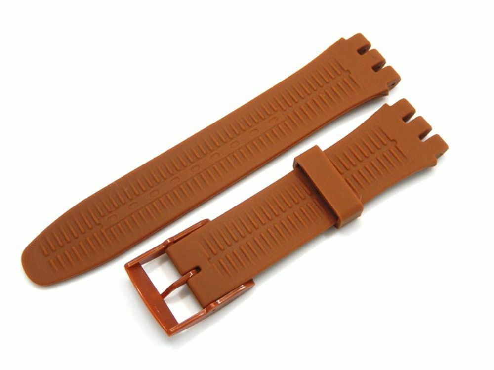 Unbranded - Wrist watch band strap for swatch rubber silicone watchband replacement bracelet