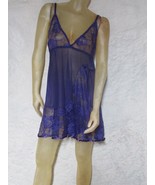 Sheer Purple Lace Lingerie Sz L - $8.20